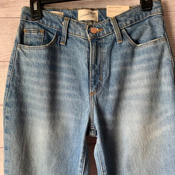 Universal Threads Denim Jeans Bootcut Leg Vintage Stretch Size 0 Reg 25 Waist - Picture 14 of 16